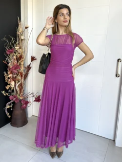 Vestido Vuelo Tul Buganvilla - Imagen 6