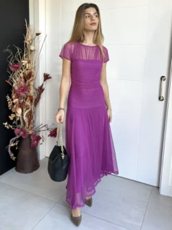 Vestido Vuelo Tul Buganvilla - Imagen 8