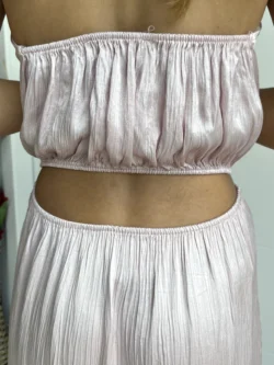 Vestido Midi Abertura Rosa Palo - Imagen 16