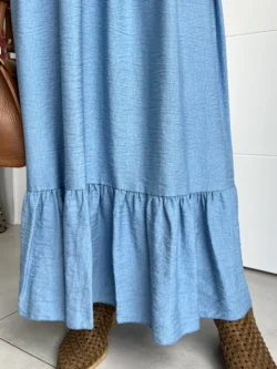 Vestido Vuelo Volantes Azul - Imagen 13