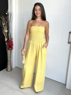 Mono Lino Palabra de Honor Amarillo - Imagen 6