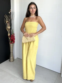 Mono Lino Palabra de Honor Amarillo - Imagen 5