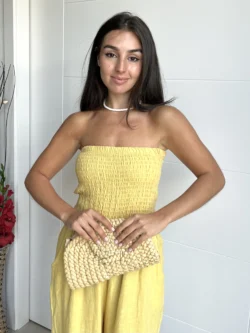 Mono Lino Palabra de Honor Amarillo - Imagen 3