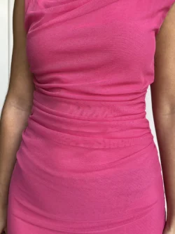 Vestido Midi Tul Liso Fucsia - Imagen 12