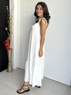 Vestido Ibicenco Blanco - Imagen 6