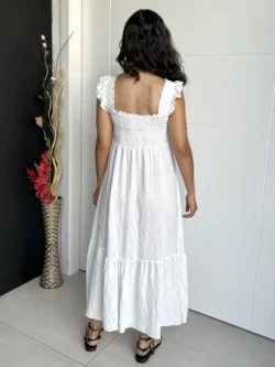 Vestido Ibicenco Blanco - Imagen 7