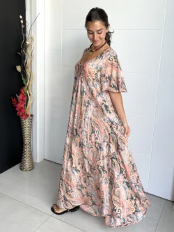 Vestido India Boho Rosado - Imagen 9