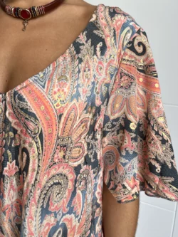 Vestido India Boho Rosado - Imagen 12