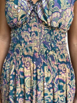 Vestido Playero Tirantes Estampado Esmeralda - Imagen 12