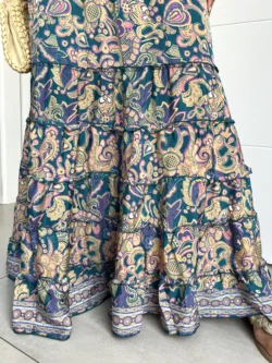Vestido Playero Tirantes Estampado Esmeralda - Imagen 13