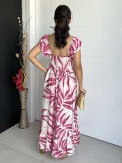 Vestido Vuelo Volantes Rosa - Imagen 9