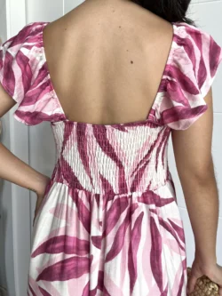 Vestido Vuelo Volantes Rosa - Imagen 12