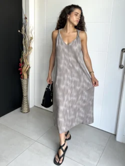 Vestido Muelle Gris