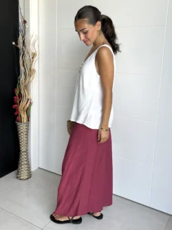 Falda Midi Frambuesa - Imagen 6