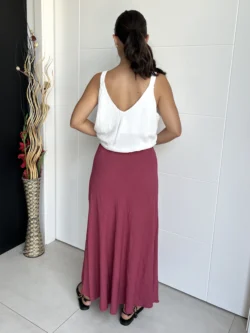 Falda Midi Frambuesa - Imagen 8