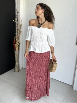 Falda Seda Fría Rombos - Imagen 3