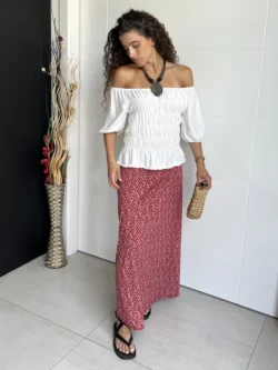 Falda Seda Fría Rombos - Imagen 5