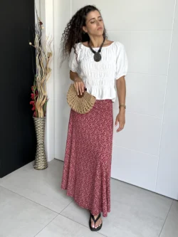 Falda Seda Fría Rombos - Imagen 6