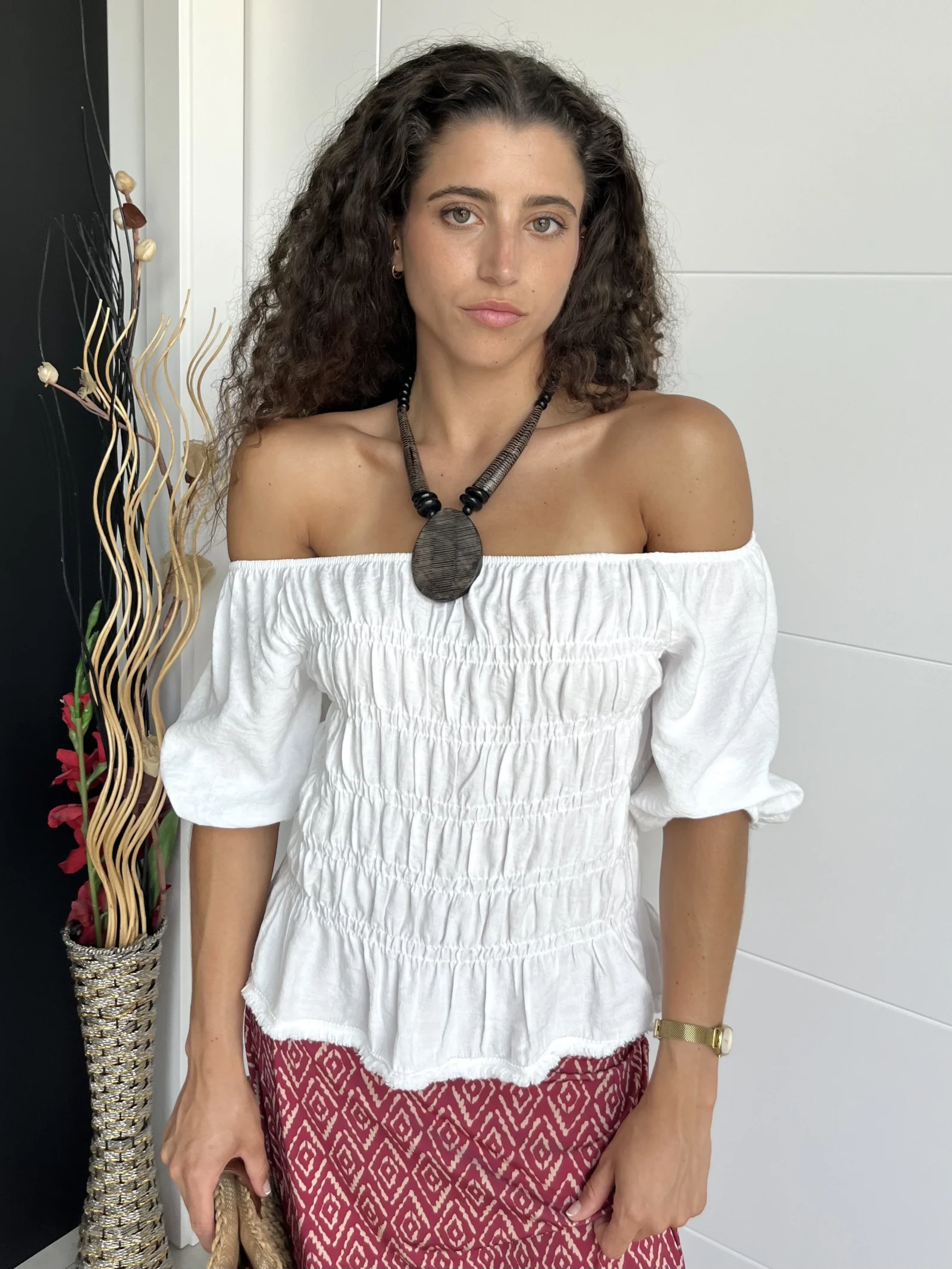 Top Goma Blanco