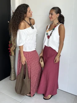 Falda Midi Frambuesa - Imagen 3