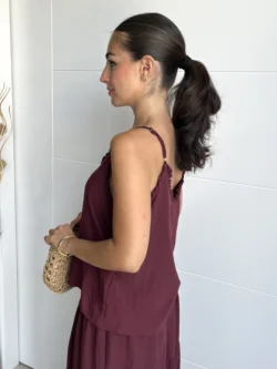 Top Tirantes Bolas Granate - Imagen 6