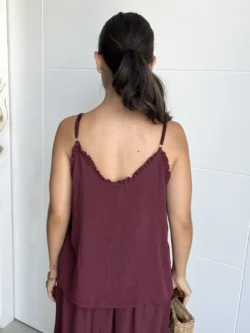 Top Tirantes Bolas Granate - Imagen 7