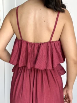 Vestido Tirantes Frambuesa con Volantes - Imagen 11