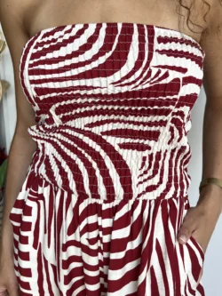 Mono Lino Palabra de Honor Estampado Rojo - Imagen 12