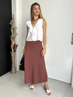 Falda Midi Teja Hilo - Imagen 3