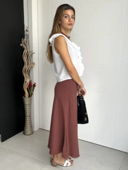 Falda Midi Teja Hilo - Imagen 5