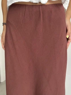 Falda Midi Teja Hilo - Imagen 7