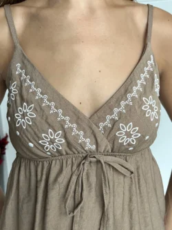 Top Tirantes Lazo Marrón - Imagen 9