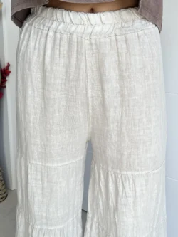Pantalón Lino Crudo - Imagen 7