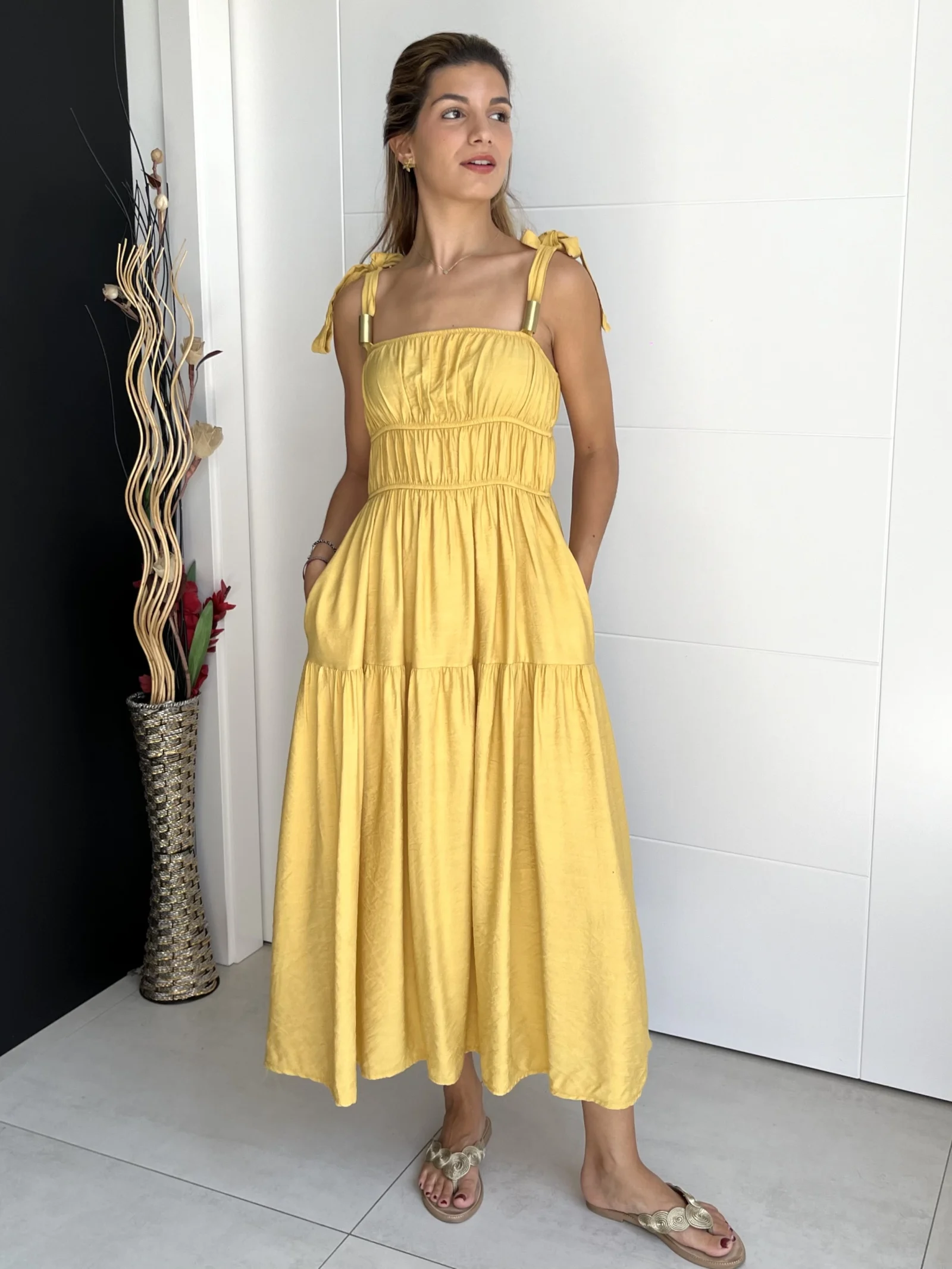Vestido Muelle Amarillo