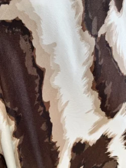 Falda Raso Estampada Chocolate - Imagen 12