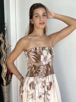 Mono Palabra de Honor Estampado Crema - Imagen 4