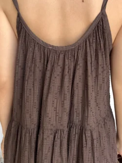 Vestido Boho Bolas Chocolate - Imagen 9