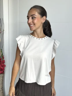 Camiseta Estrellas Crudo - Imagen 2