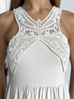 Vestido Mariposa Crudo - Imagen 9