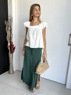 Falda Abertura Verde - Imagen 3