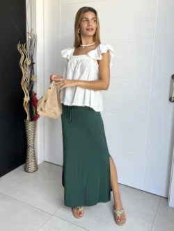 Falda Abertura Verde - Imagen 2