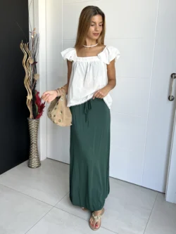 Falda Abertura Verde - Imagen 4