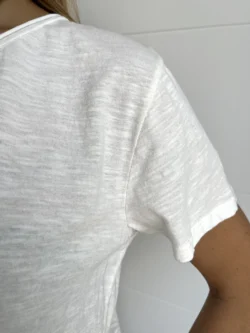Camiseta Básica Lisa Blanca - Imagen 7