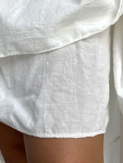 Falda Midi Blanca Cinturón - Imagen 10