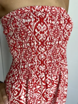 Mono Palabra de Honor Estampado Rojo y Blanco - Imagen 7