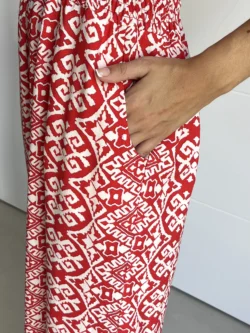 Mono Palabra de Honor Estampado Rojo y Blanco - Imagen 5