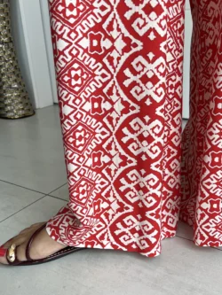 Mono Palabra de Honor Estampado Rojo y Blanco - Imagen 6