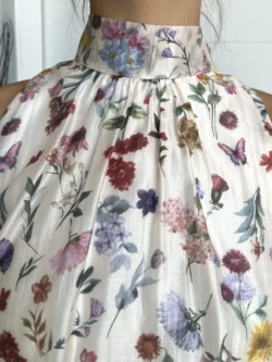 Vestido Corto Halter Flores - Imagen 7