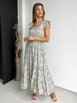 Vestido Vuelo Tirantes Ramas - Imagen 4