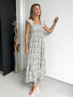 Vestido Vuelo Tirantes Ramas - Imagen 5